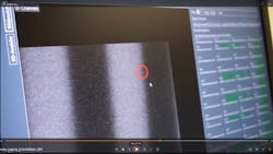 Figure 3: Employees in the paint finishing area have access to high-resolution images pinpointing defects as well as 3D visualization models and other data. Figure 3: Employees in the paint finishing area have access to high-resolution images pinpointing defects as well as 3D visualization models and other data.