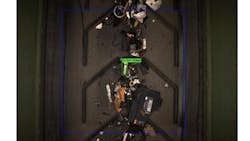 Fig. 4: An image captured and analyzed by the Lion Vision System, indicating batteries detected. Fig. 4: An image captured and analyzed by the Lion Vision System, indicating batteries detected.