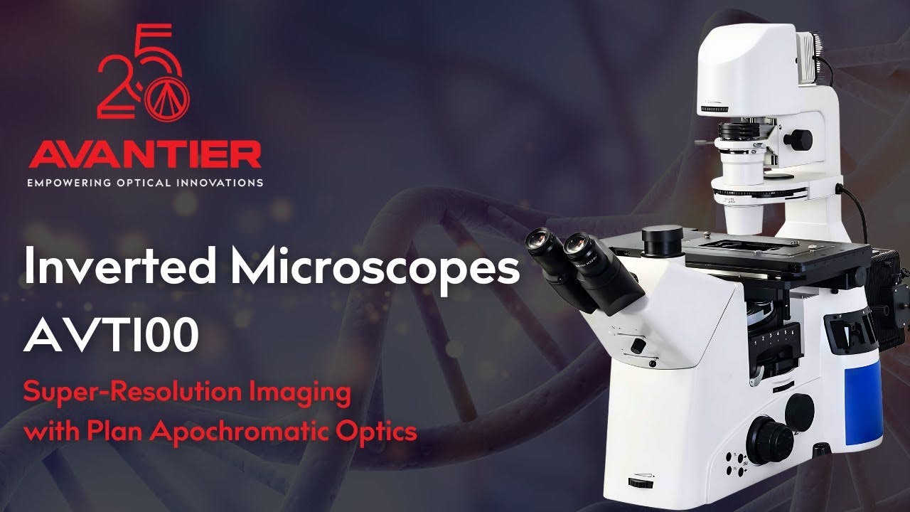 Inverted Microscope AVT100 | Super-Resolution Imaging with Plan Apochromatic Optics