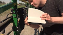 Figure 3: The sensor units for DAT Ecopatch include a camera, lens, circuit board, and LEDs. Figure 3: The sensor units for DAT Ecopatch include a camera, lens, circuit board, and LEDs.