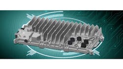 Figure 6: John Deere's vision processing unit is a core technology for See & Spray. The IP67-rated module is a GPU and CPU-capable platform and is equipped with 12 camera ports. Figure 6: John Deere's vision processing unit is a core technology for See & Spray. The IP67-rated module is a GPU and CPU-capable platform and is equipped with 12 camera ports.