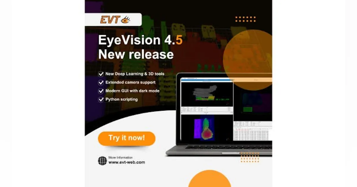EVT Releases Updated EyeVision Software | Vision Systems Design