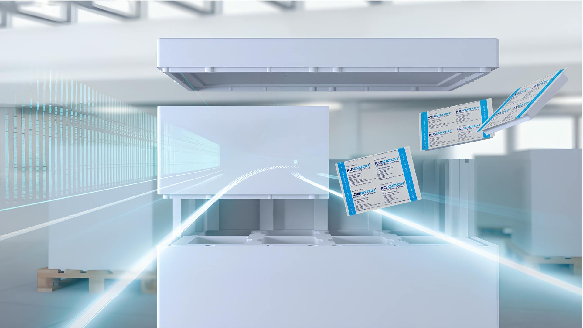 Figure 1: euctecma inspects cold storage boxes used in the transport of temperature-sensitive items such as food or medicine.