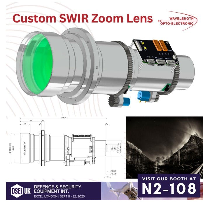 Custom SWIR Zoom Lens