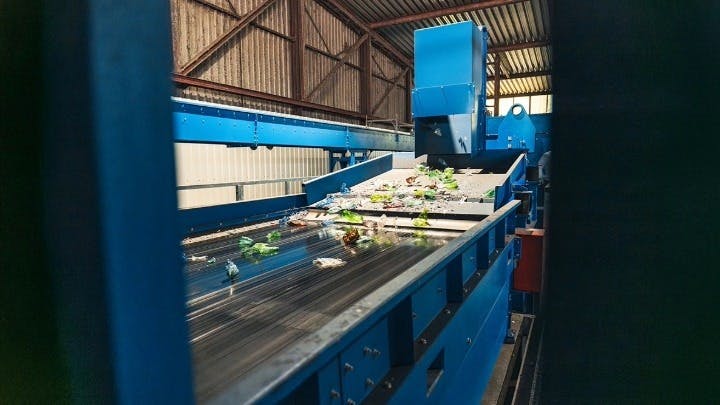Figure 1: UCY Technologies' modern optical sorting line uses hyperspectral cameras to identify plastics and contaminants in real time, enabling fully automated, high-efficiency recycling.