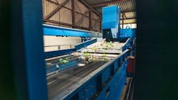 Figure 1: UCY Technologies' modern optical sorting line uses hyperspectral cameras to identify plastics and contaminants in real time, enabling fully automated, high-efficiency recycling. Figure 1: UCY Technologies' modern optical sorting line uses hyperspectral cameras to identify plastics and contaminants in real time, enabling fully automated, high-efficiency recycling.