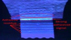 Figure 1: UV-C LEDS enable inspection by taking advantage of flourescence properties of some products. Figure 1: UV-C LEDS enable inspection by taking advantage of flourescence properties of some products.
