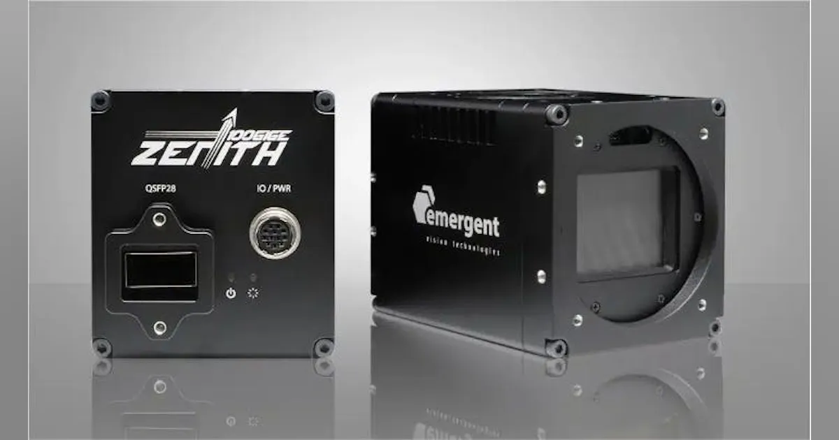 Emergent Vision Technologies Adds Cameras to ZENITH 100Gige Series ...