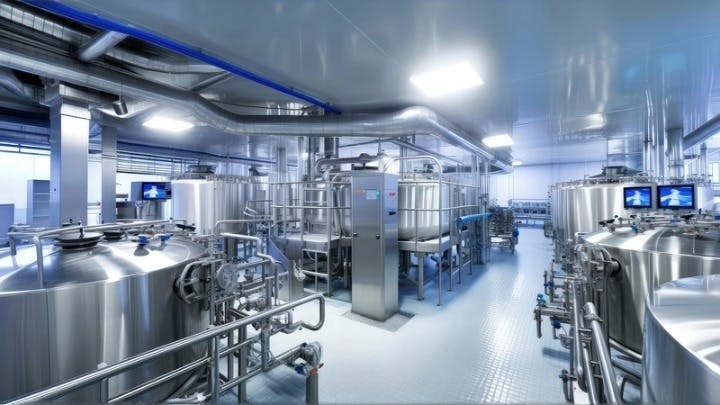 Figure 1: The Fraunhofer Institute for Process Engineering and Packaging IVV developed a customized industrial tank cleaning approach based on machine vision technology.