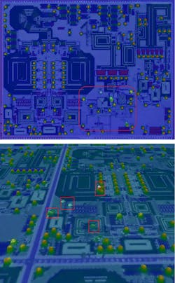 Figure 1: The camera captures crisp image for judging presence/absence, excessive/insufficient bump height Figure 1: The camera captures crisp image for judging presence/absence, excessive/insufficient bump height