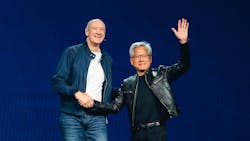 Jensen Huang (right), founder and CEO of NVIDIA, and Roland Busch (left), president and CEO of Siemens AG Jensen Huang (right), founder and CEO of NVIDIA, and Roland Busch (left), president and CEO of Siemens AG