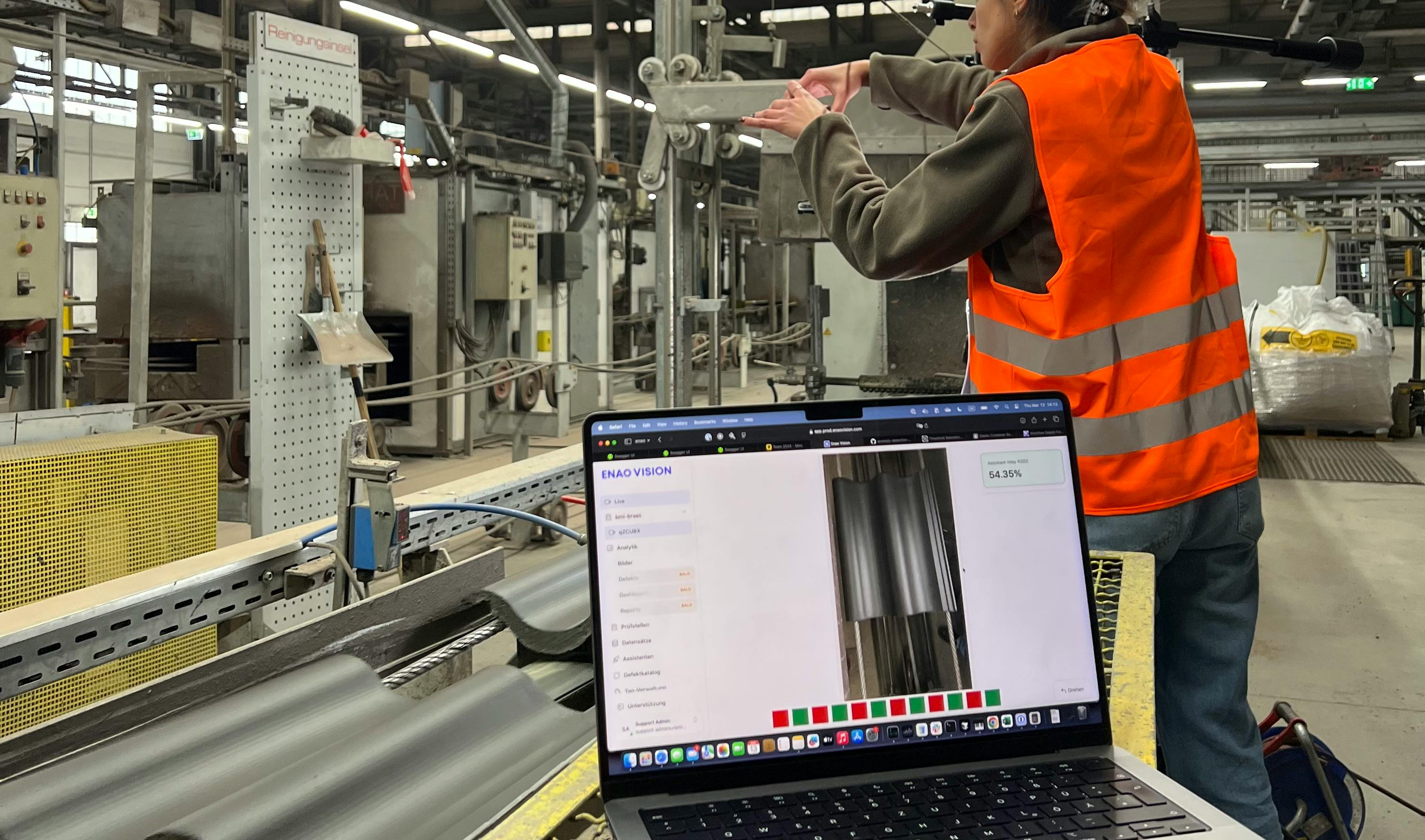 iPhone Installation for defect detection