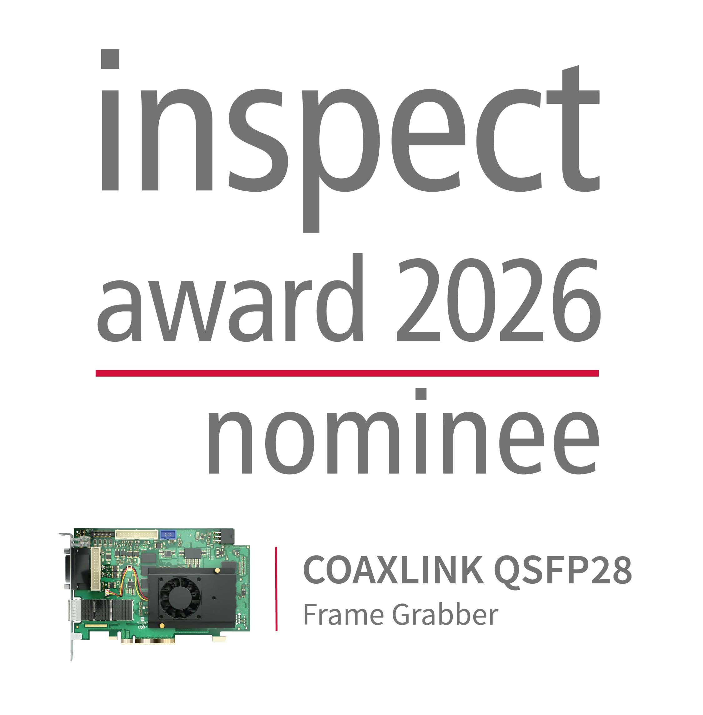 inspect award nominee - Coaxlink QSFP28