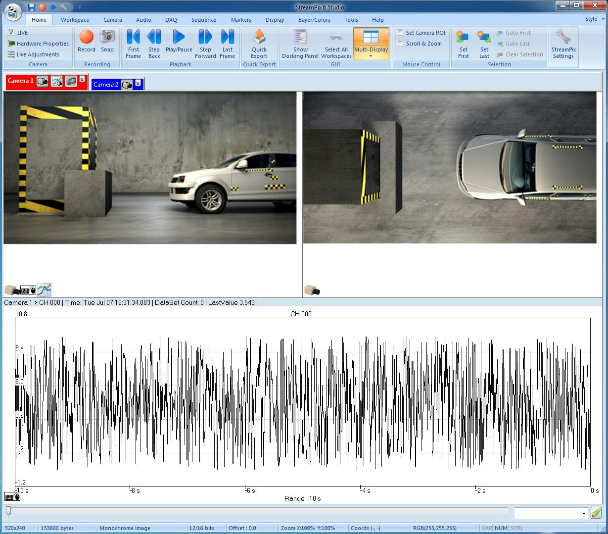 StreamPix high speed digital video recording software