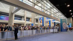 2024 Automate attendees waiting for show to open
