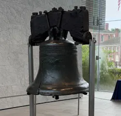 The real Liberty Bell.