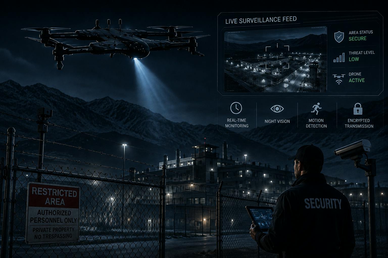 security and surveillance ZenaDrone system