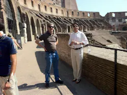 Matt Beliis and Dr. Dan Lau in Rome